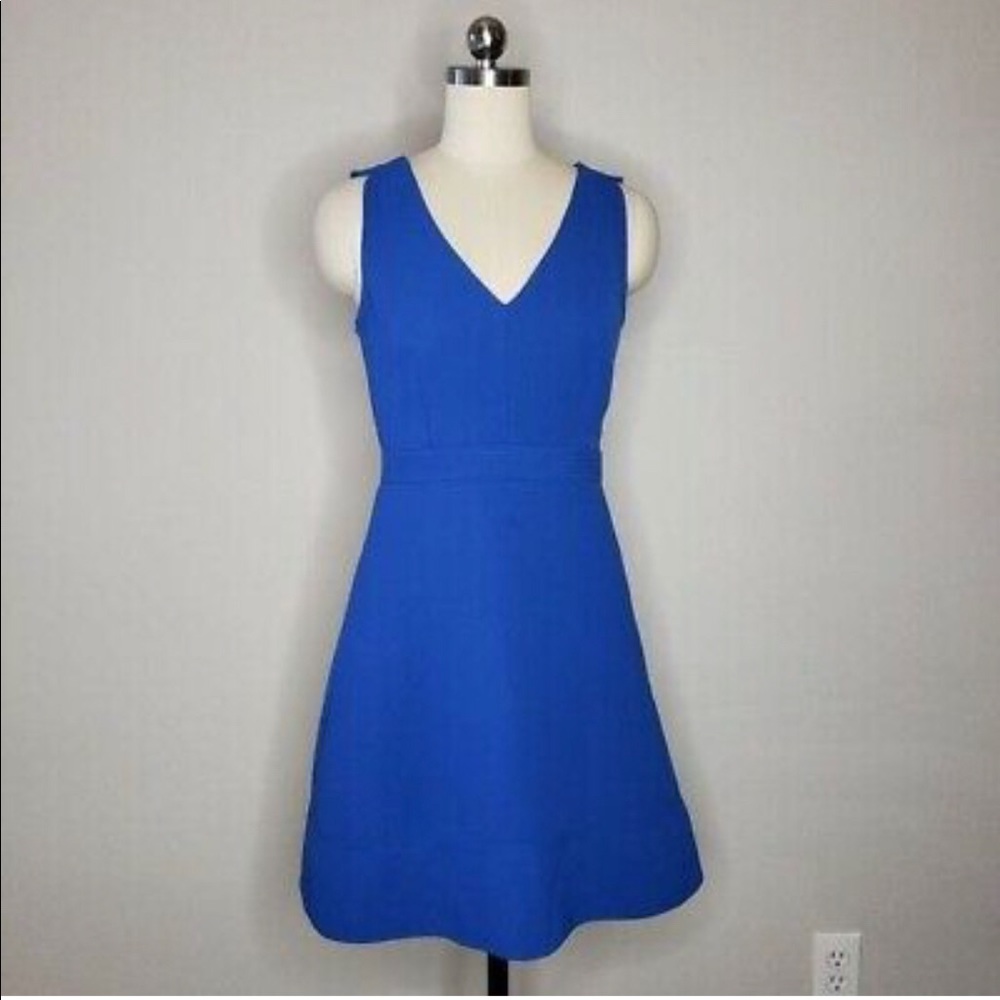 J. Crew Blue Midi Dress